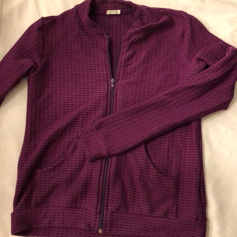 Liquido woven purple jacket S EUC